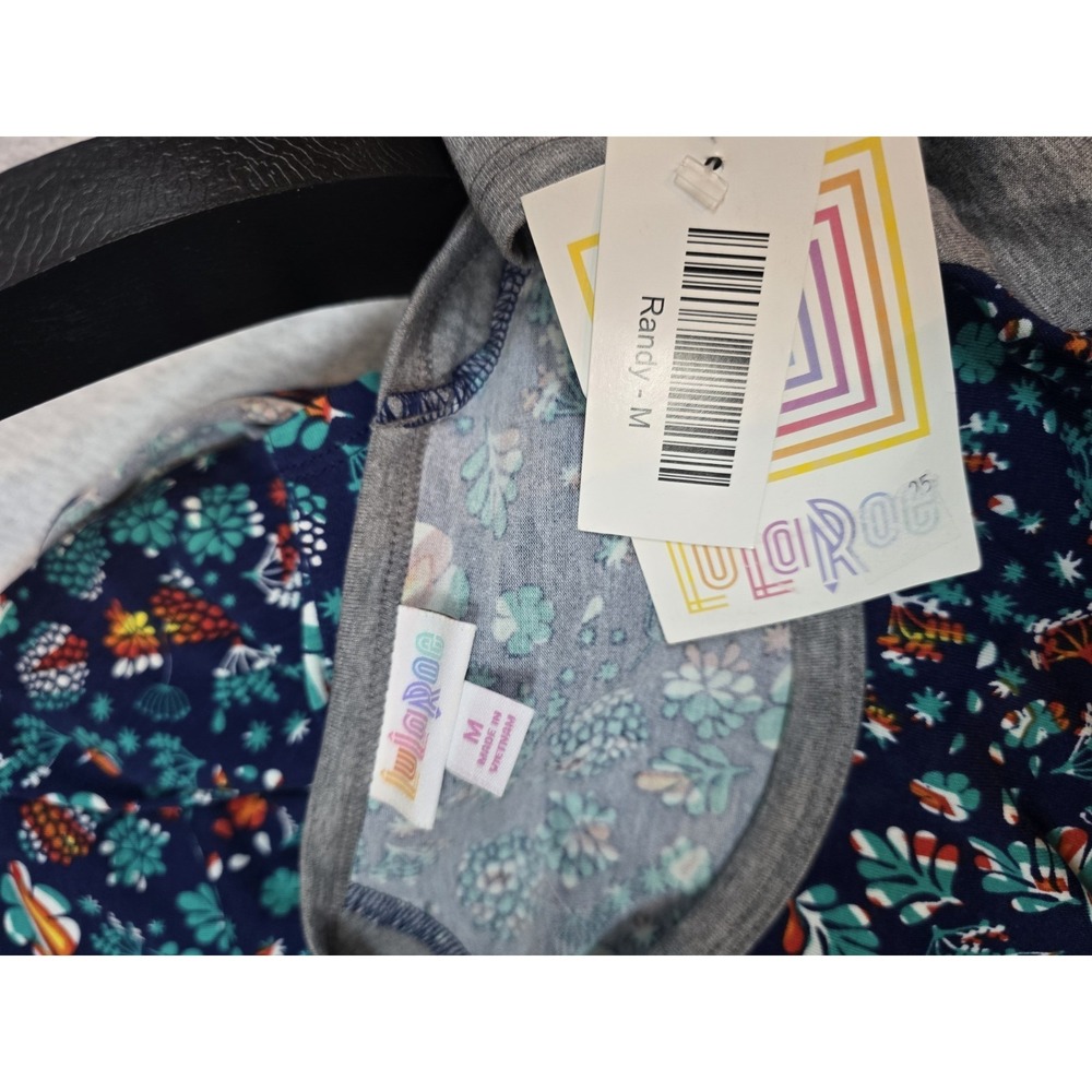 Lularoe Randy 3/4 Sleeve Shirt New With Tags Medium M Womens - Picture 5 of 5